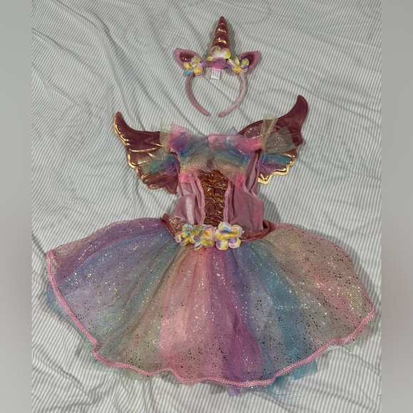 Toddler Winged Unicorn Costume size 2T - Picture 1 of 5